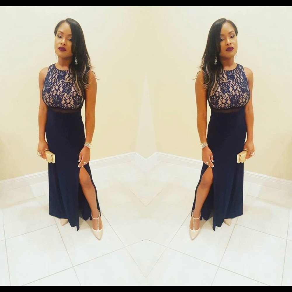 SOLD - Royal Blue Evening Gown